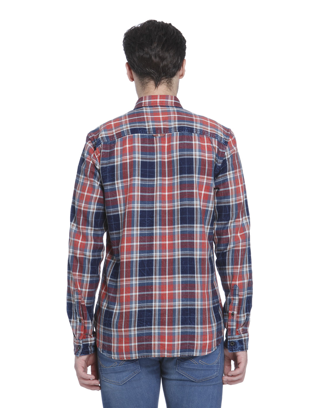 Multi Colour Check Slim Fit Shirt