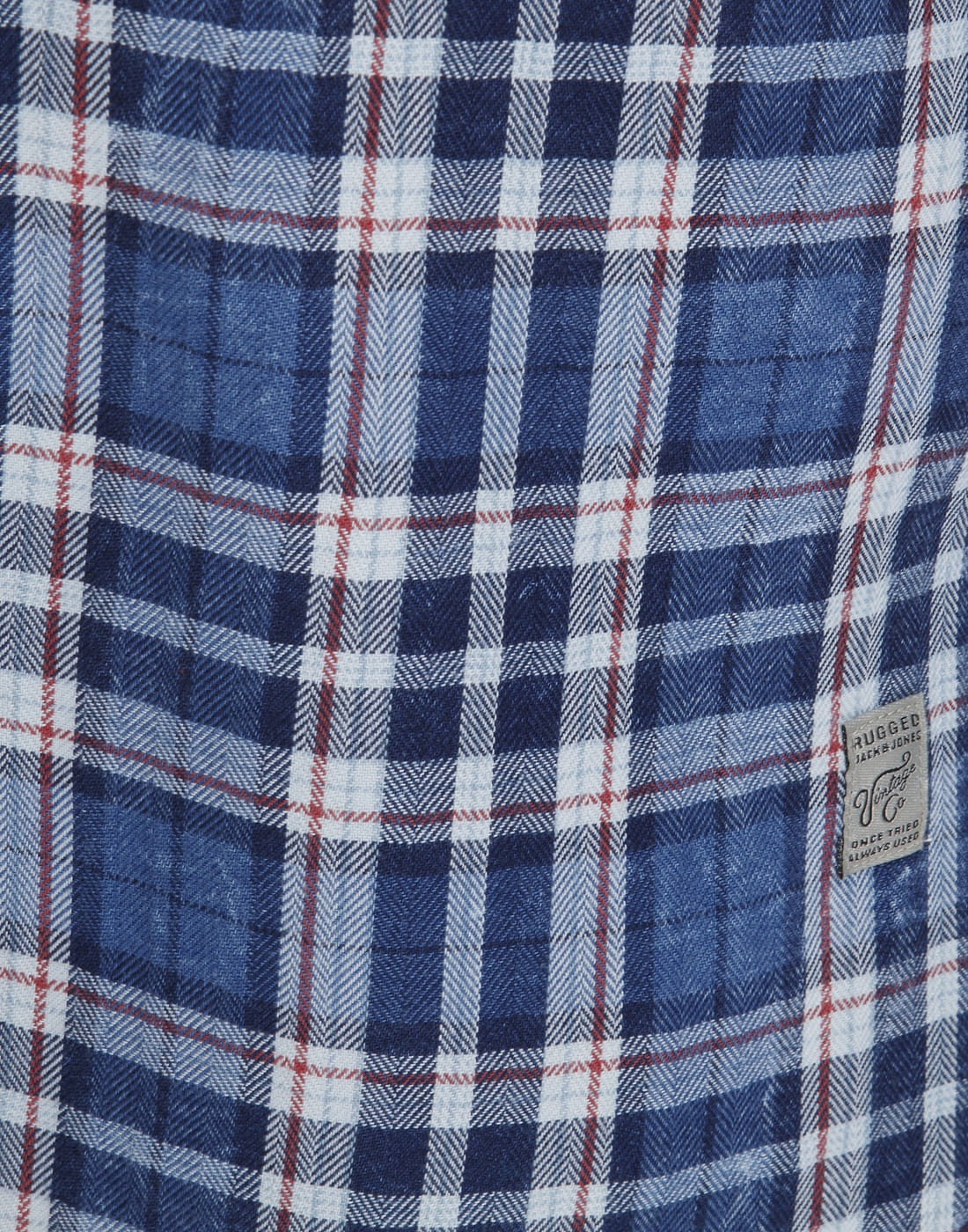 Blue Check Slim Fit Shirt