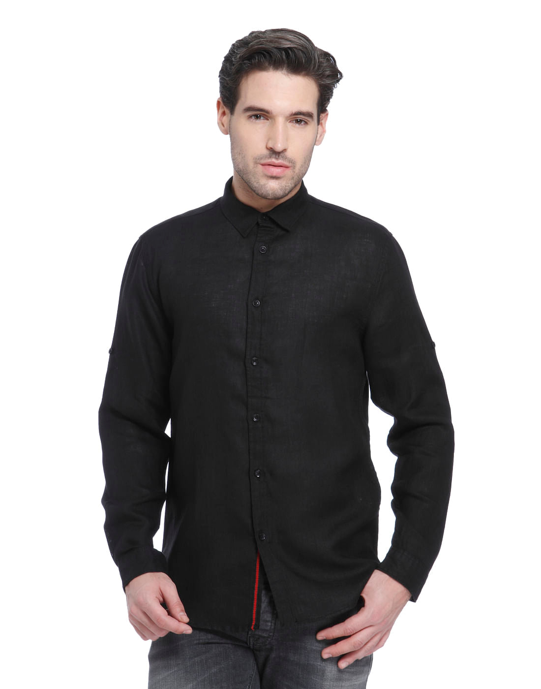 Black Linen Shirt