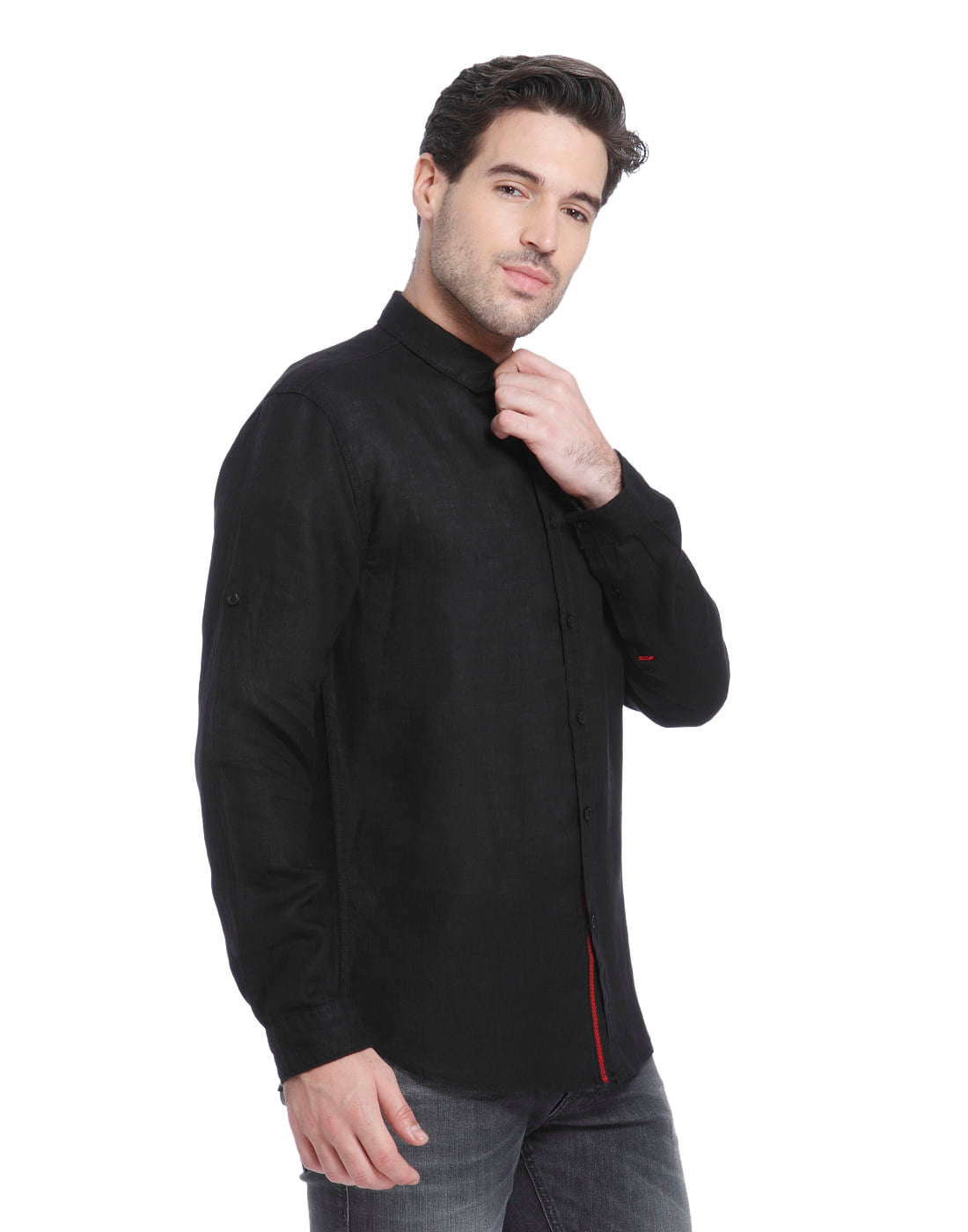 Black Linen Shirt
