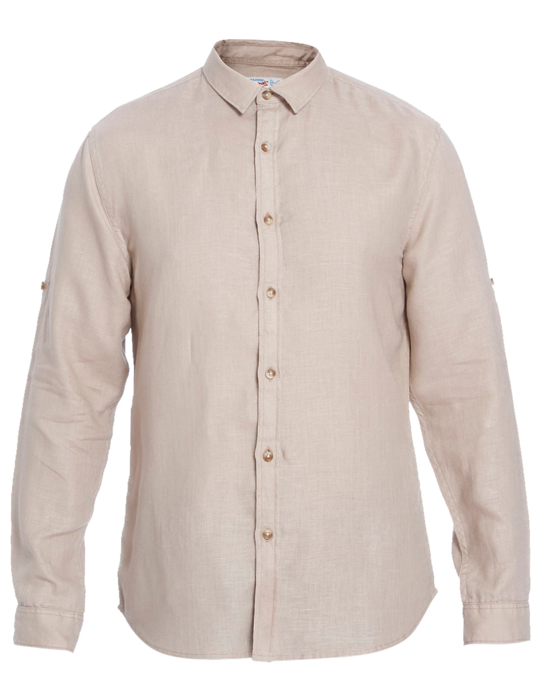 Beige Linen Shirt