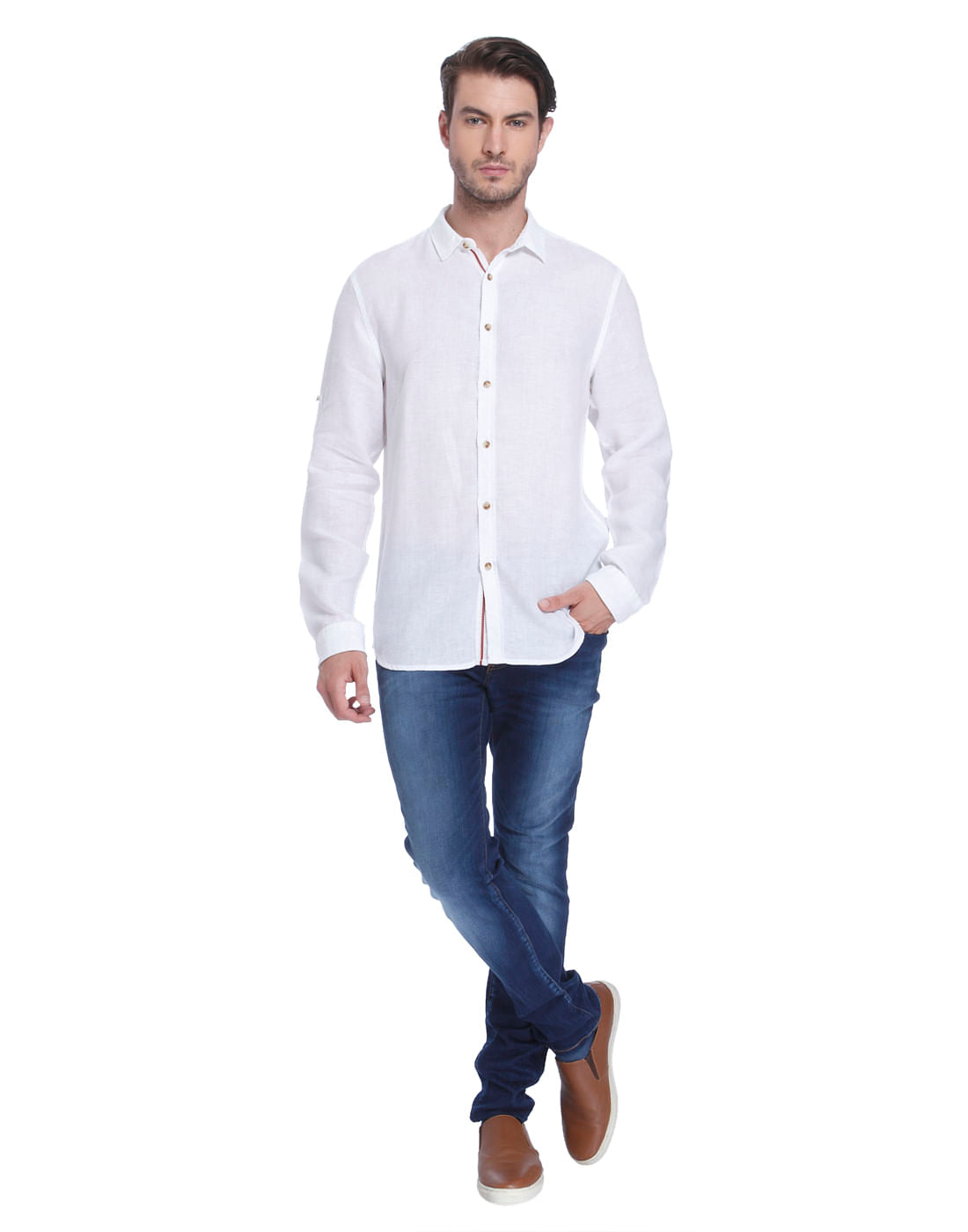 White Linen Shirt