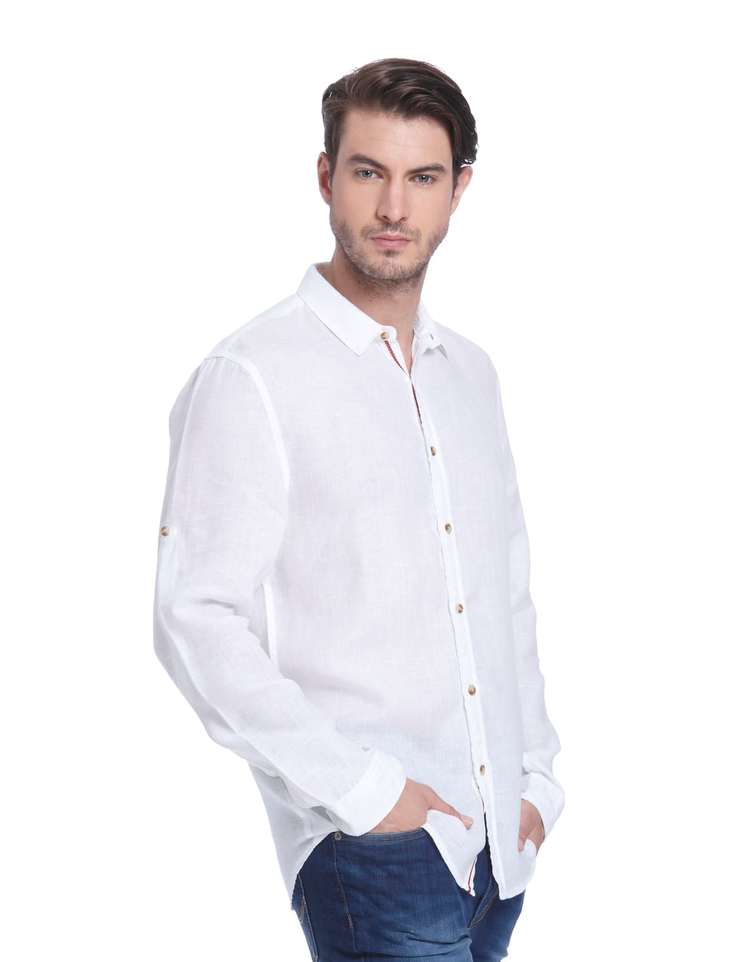 White Linen Shirt