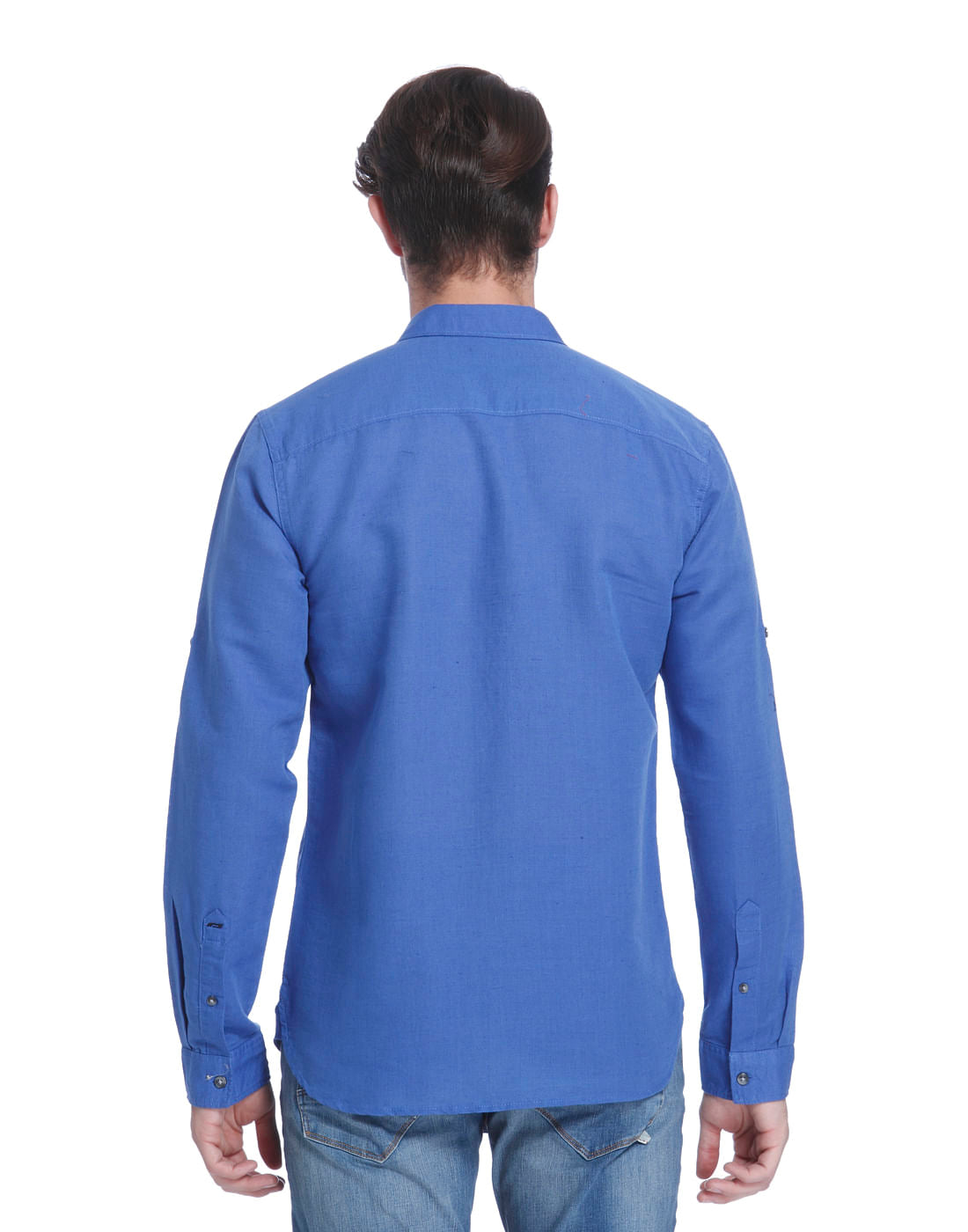 Electric Blue Slim Fit Shirt