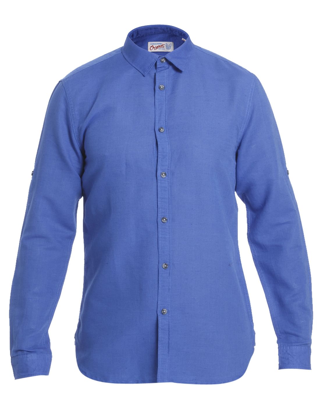 Electric Blue Slim Fit Shirt