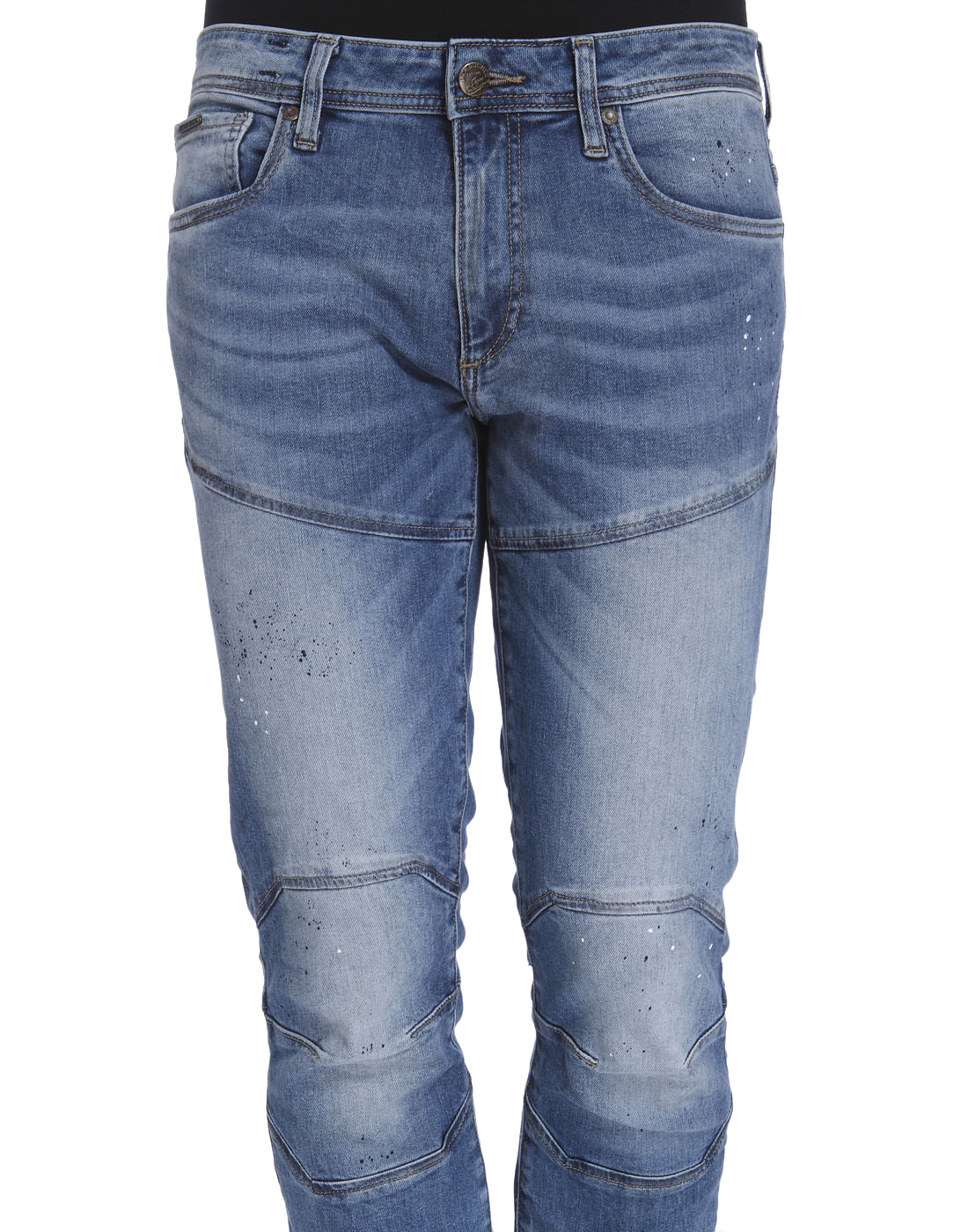 Blue Low Rise Slim Fit Jeans