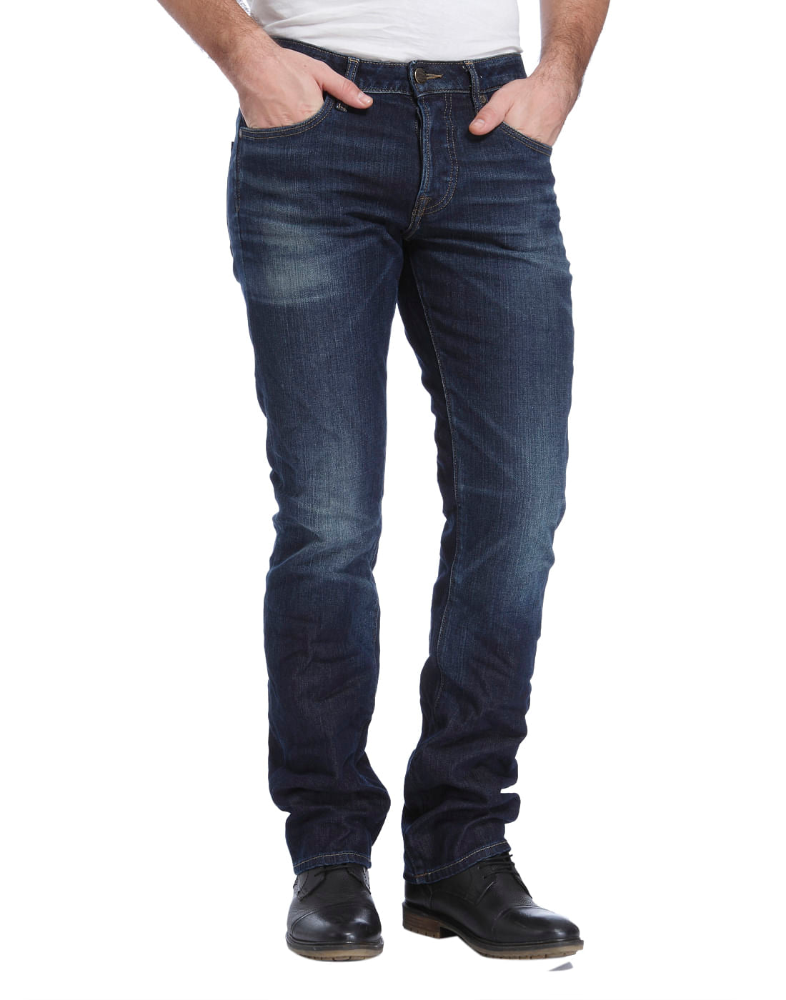 Blue Low Rise Regular Fit Jeans - 28/32