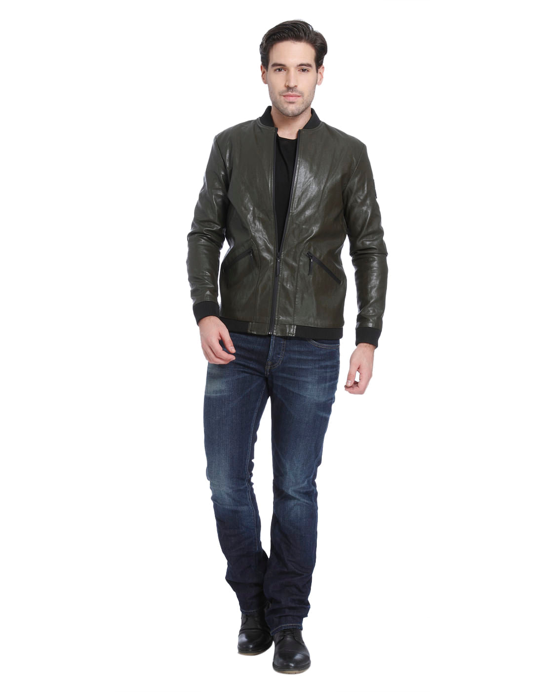 Blue Low Rise Regular Fit Jeans
