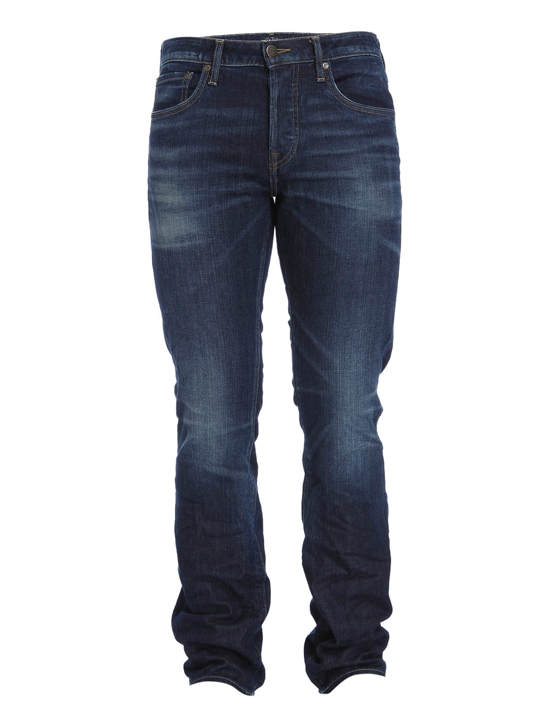 Blue Low Rise Regular Fit Jeans