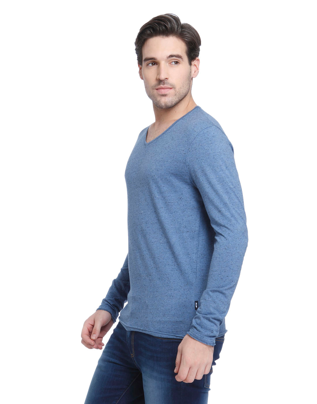 Blue V-Neck T-Shirt