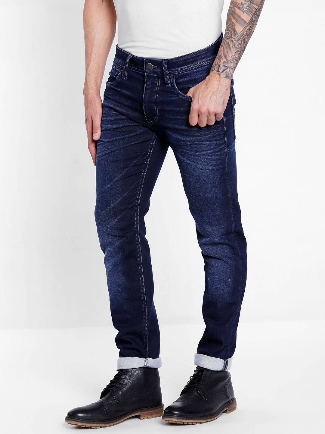 Dark Blue Slim Jeans