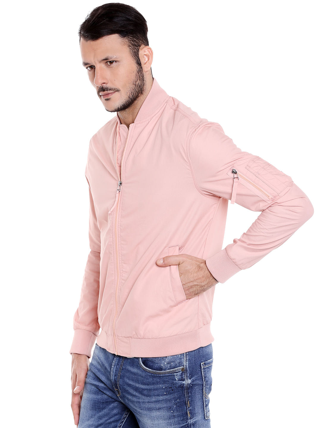 Pink Bomber Jacket