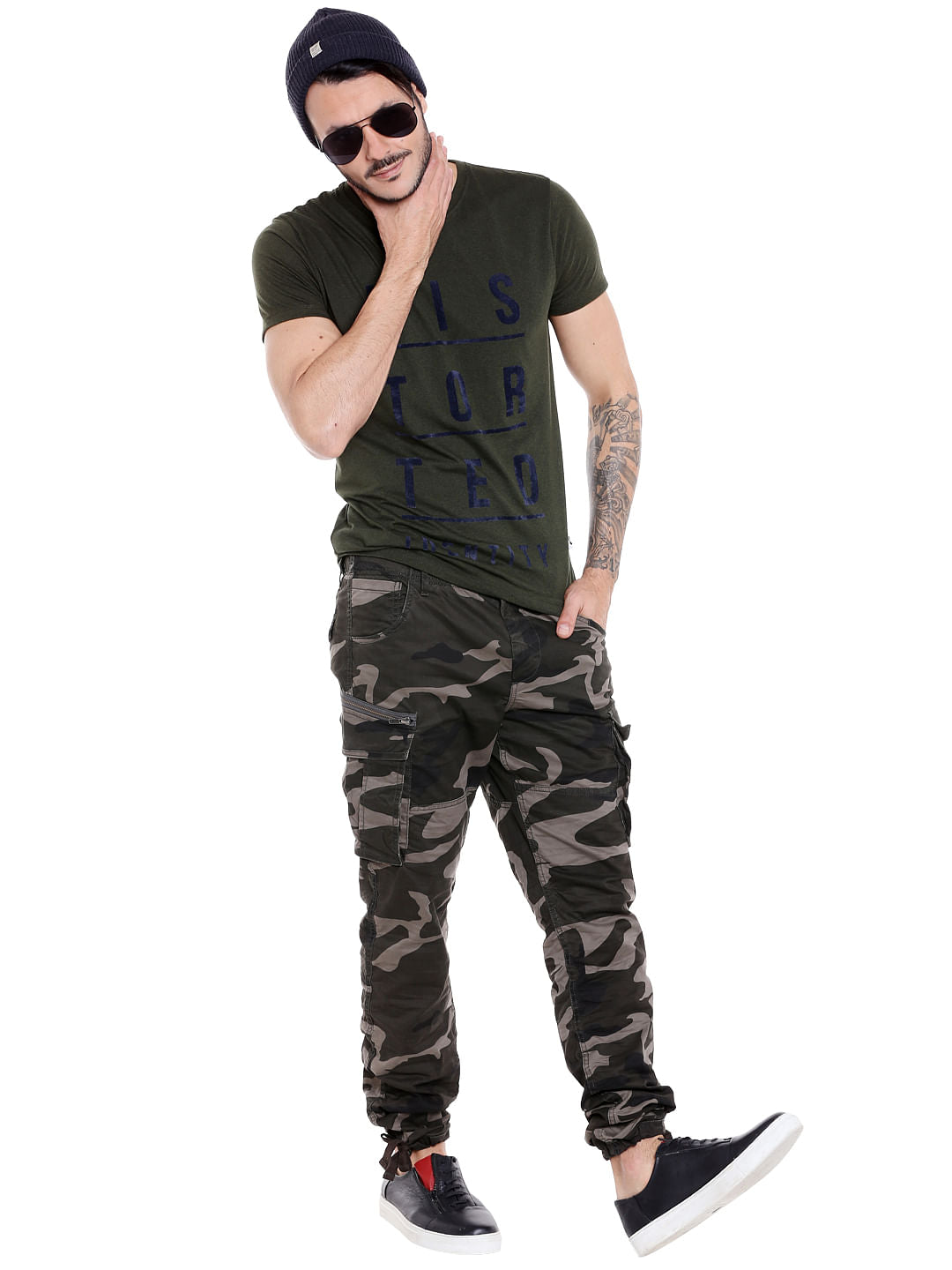 Camo Print Pants