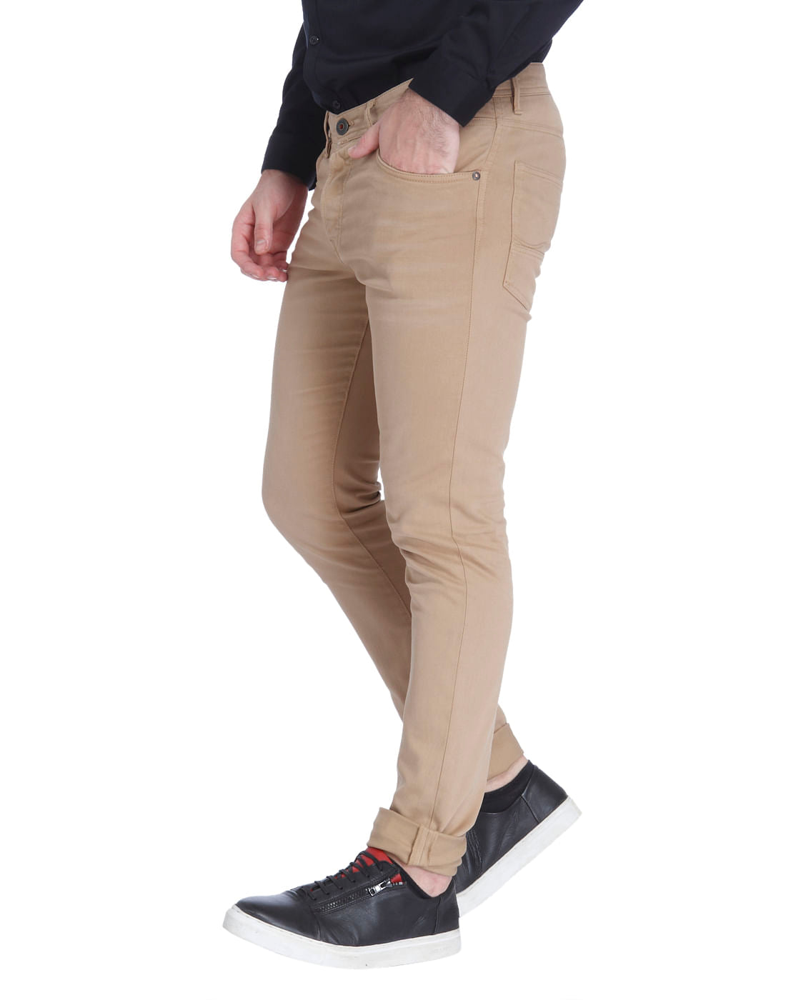 Beige Slim Pants