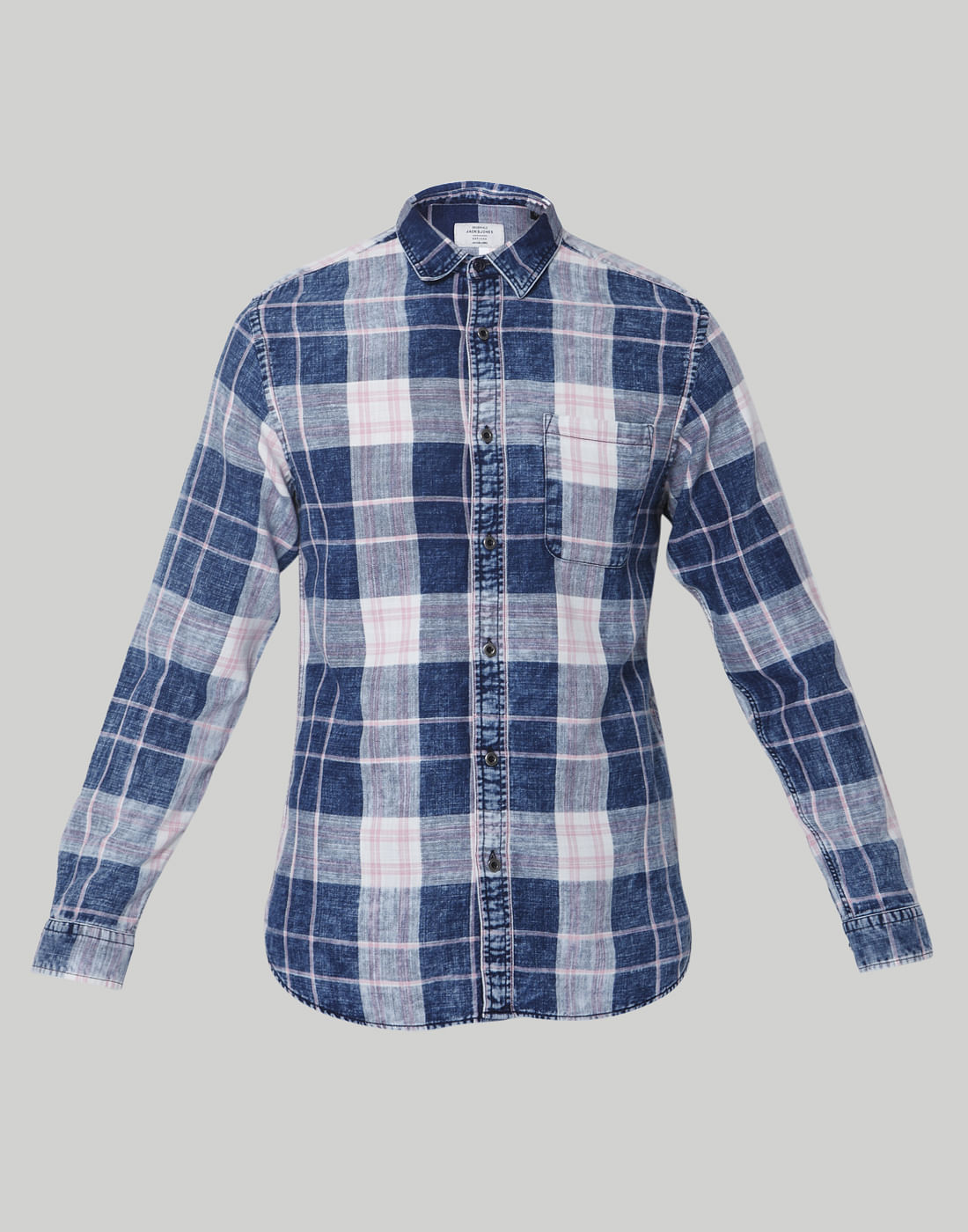 Blue & Pink Check Shirt