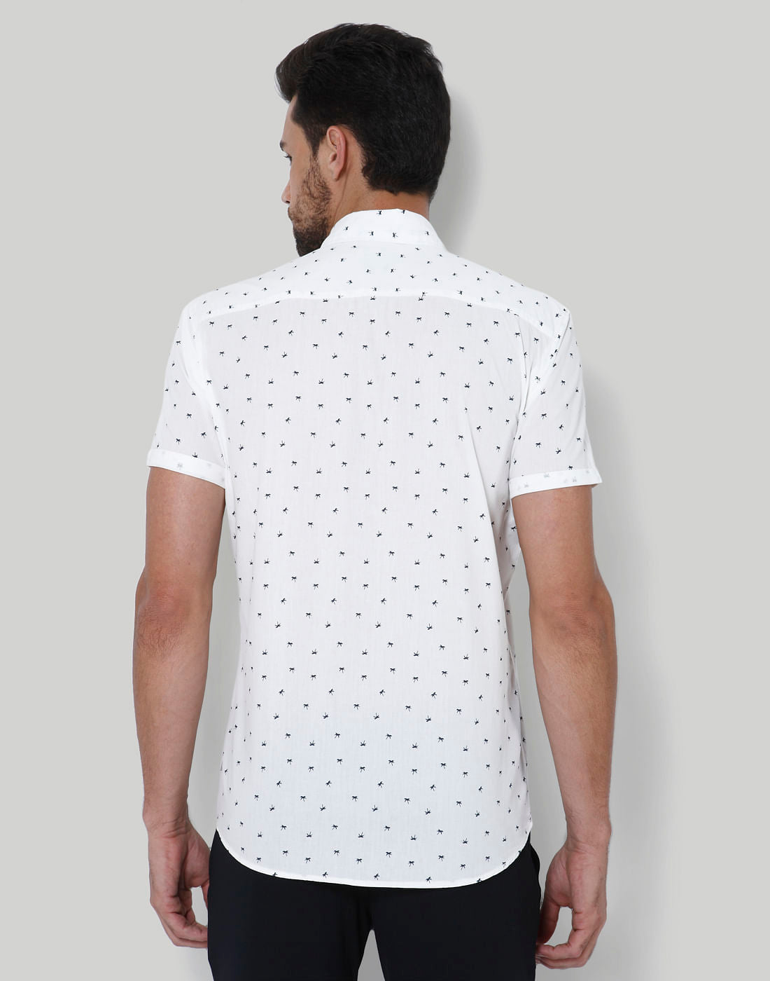White All Over Print Shirt