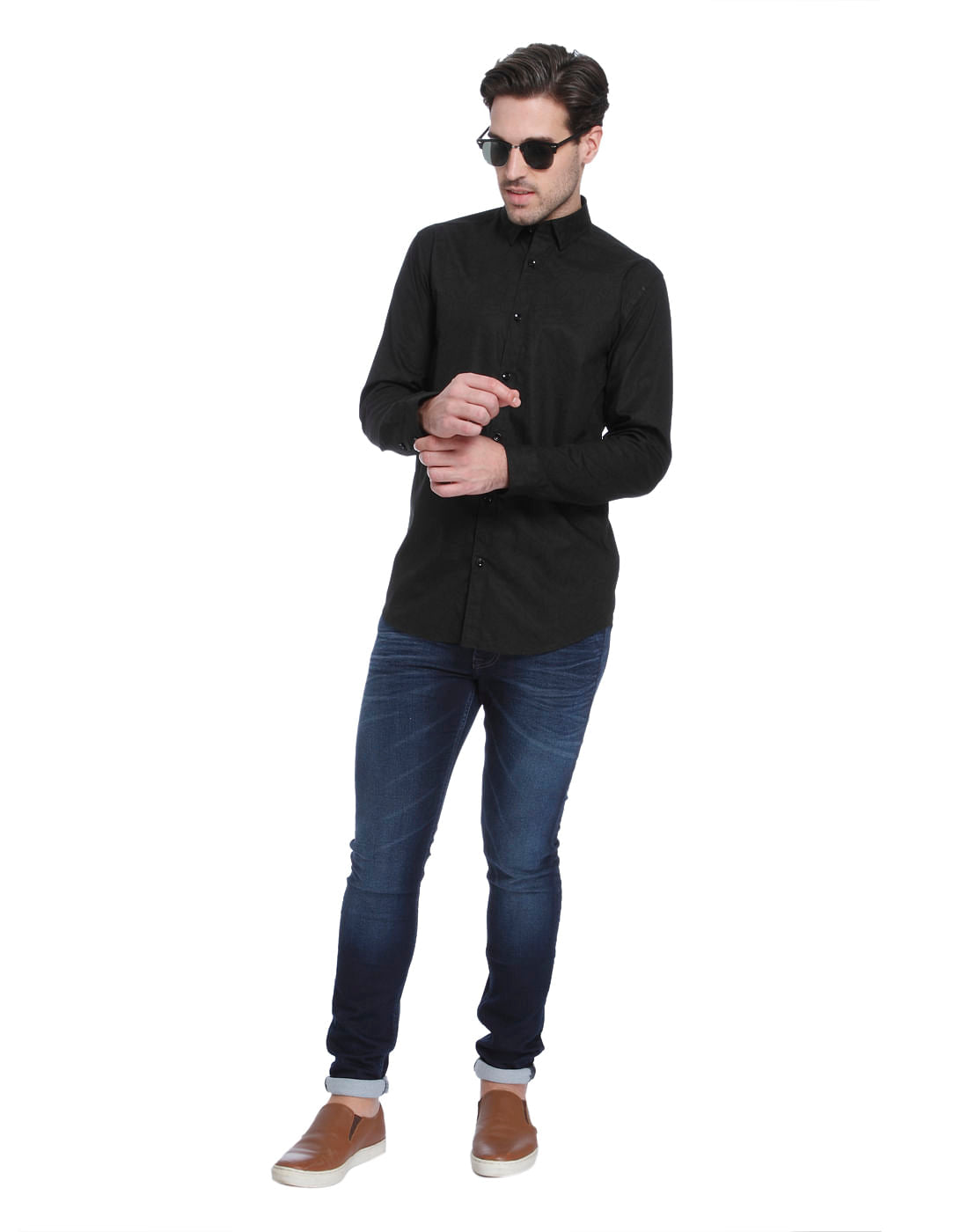 Green Slim Fit Shirt