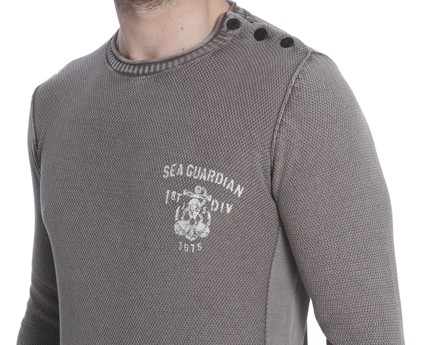 Dark Grey Knit Pullover