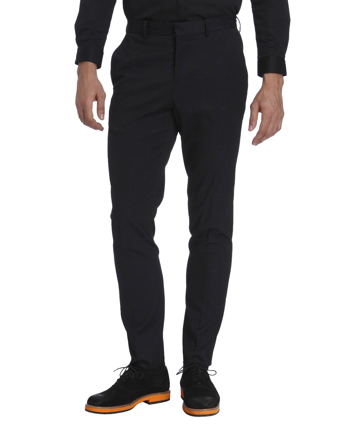 Dark Blue Slim Fit Trousers - 46