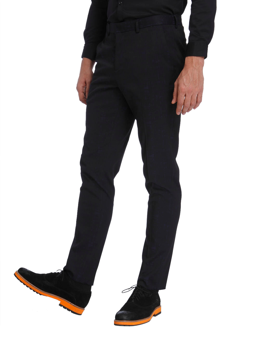 Dark Blue Slim Fit Trousers