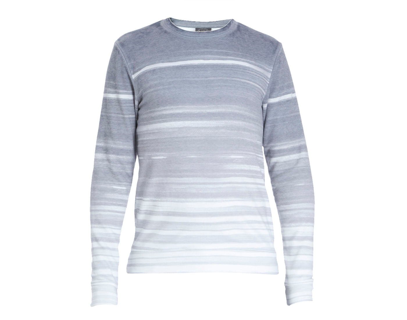 White Ombre Effect Sweatshirt