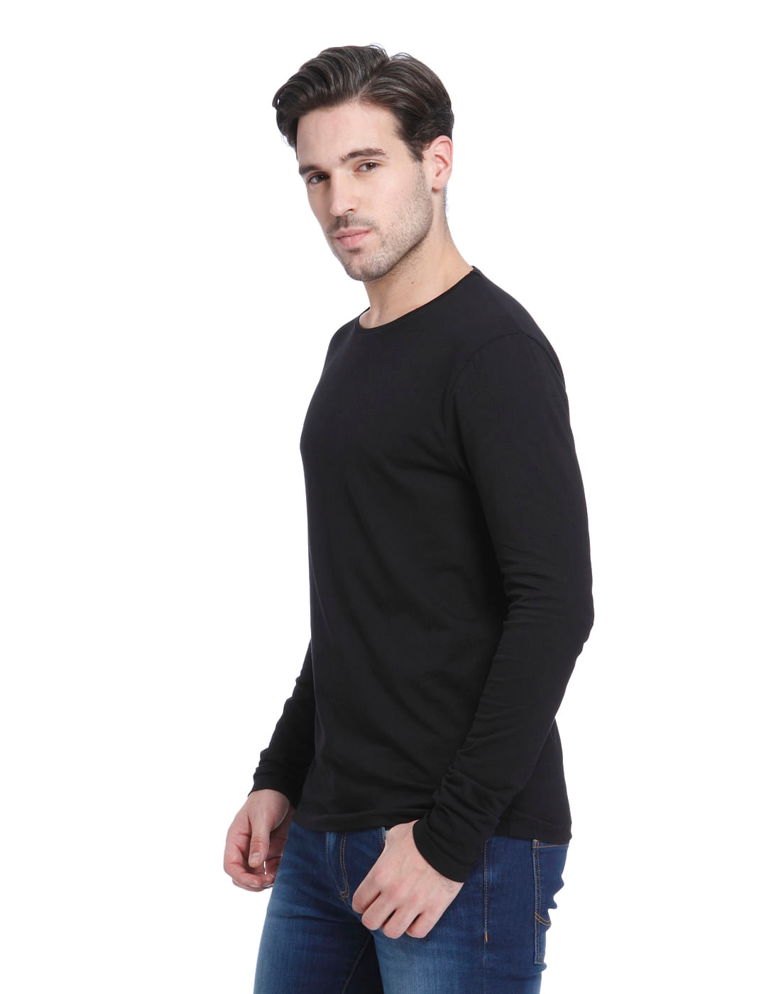 Black Crew Neck T-Shirt