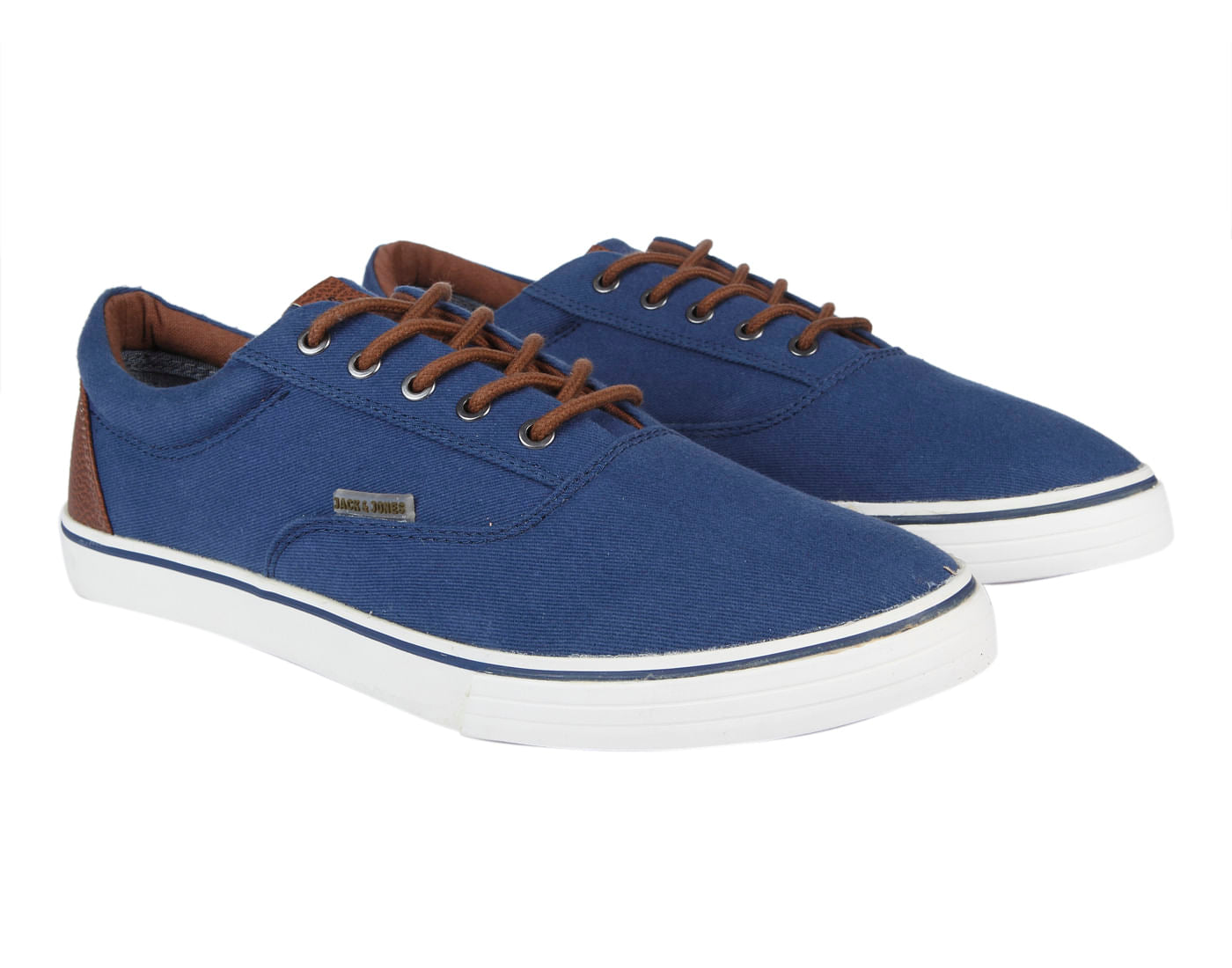 Blue & Brown Sneakers