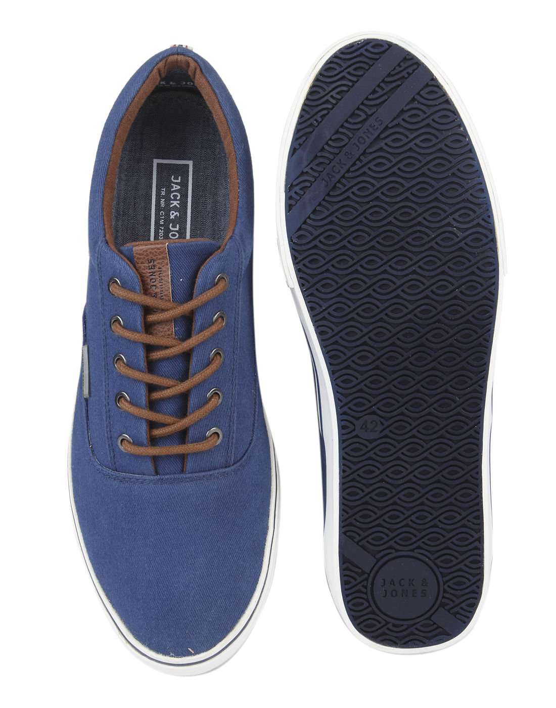 Blue & Brown Sneakers