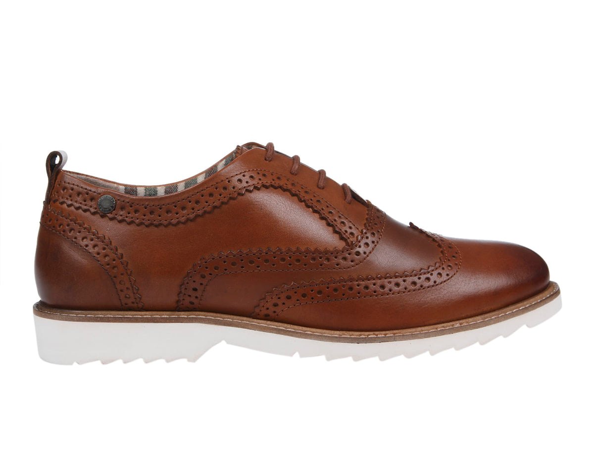 Tan Leather Brogues - 6