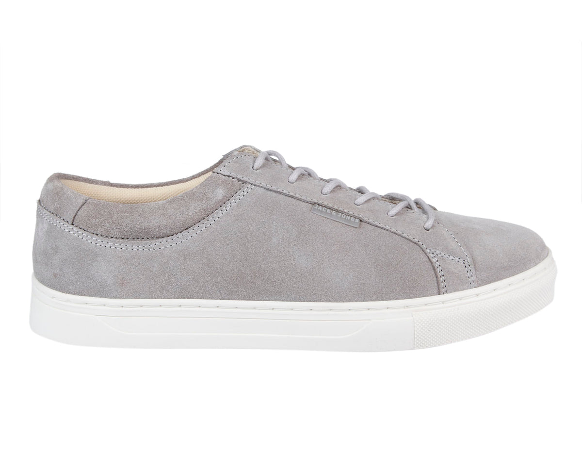 Light Grey Suede Sneakers - 6