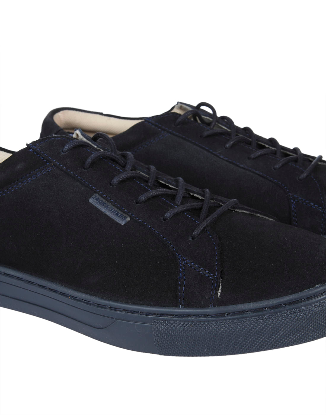Dark Blue Suede Sneakers
