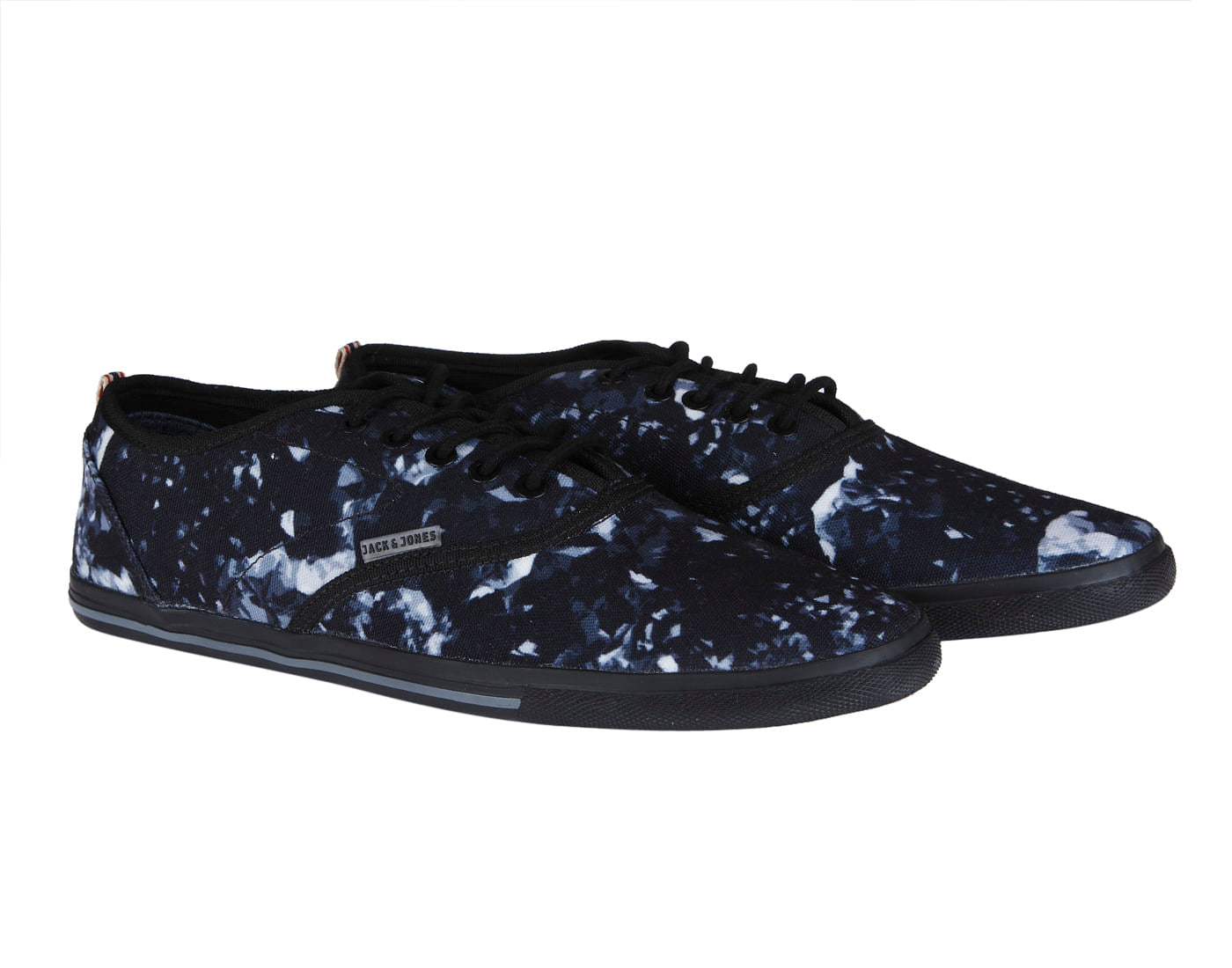 Blue All Over Print Sneakers