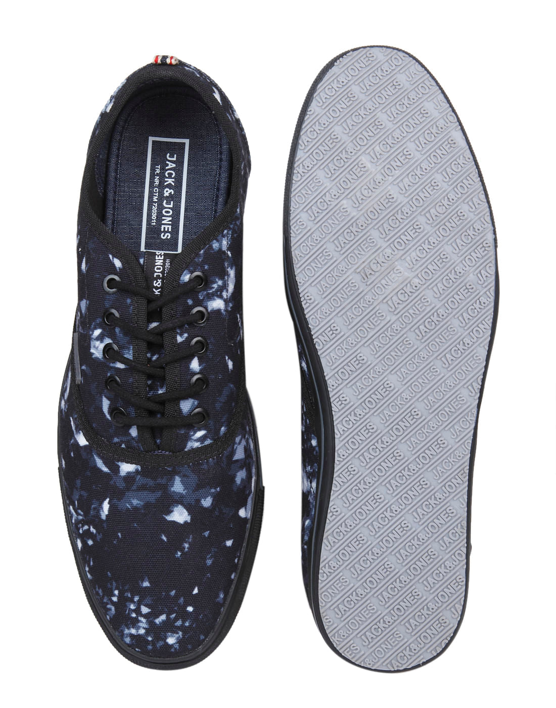 Blue All Over Print Sneakers