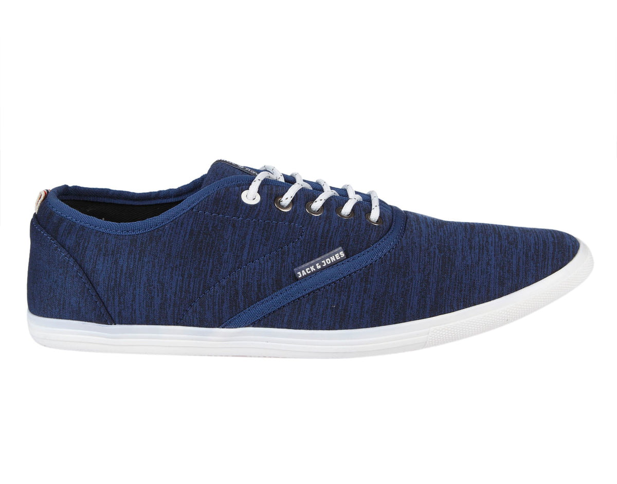 Blue Textured Sneakers - 6