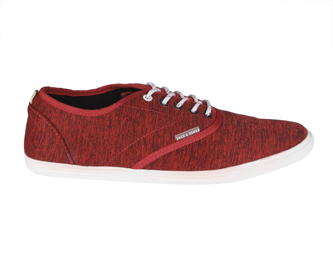 Red Textured Sneakers