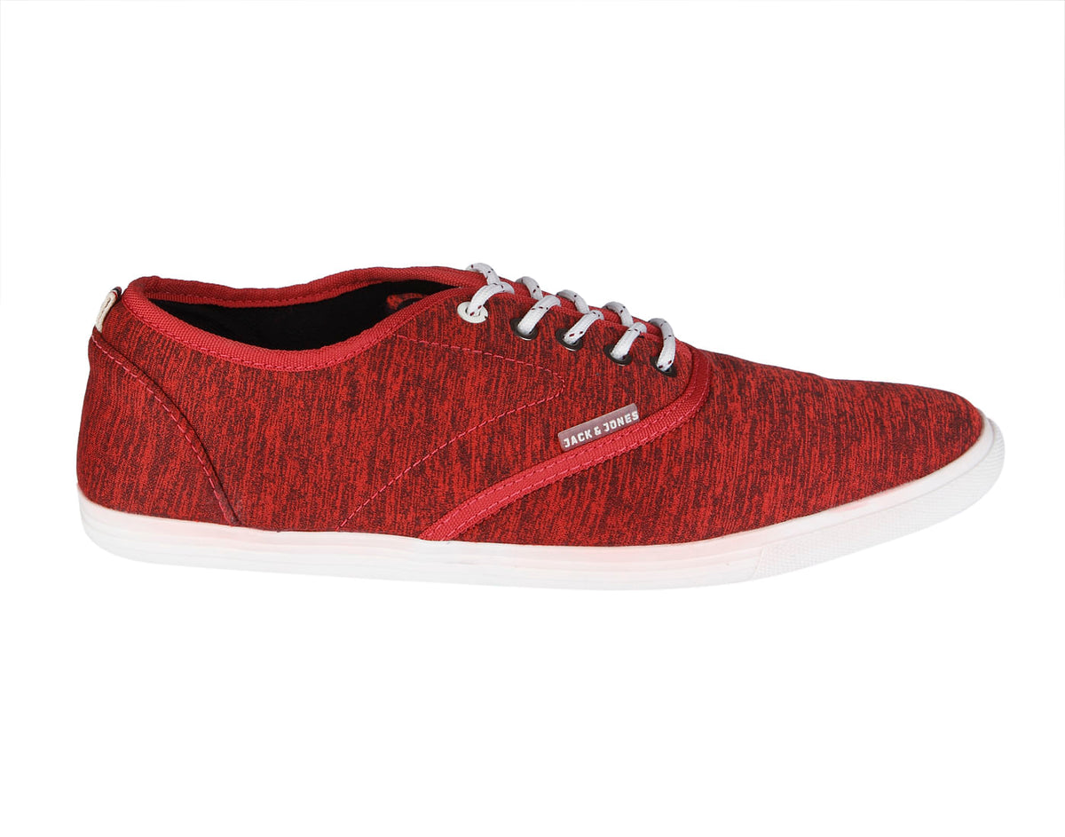 Red Textured Sneakers - 6