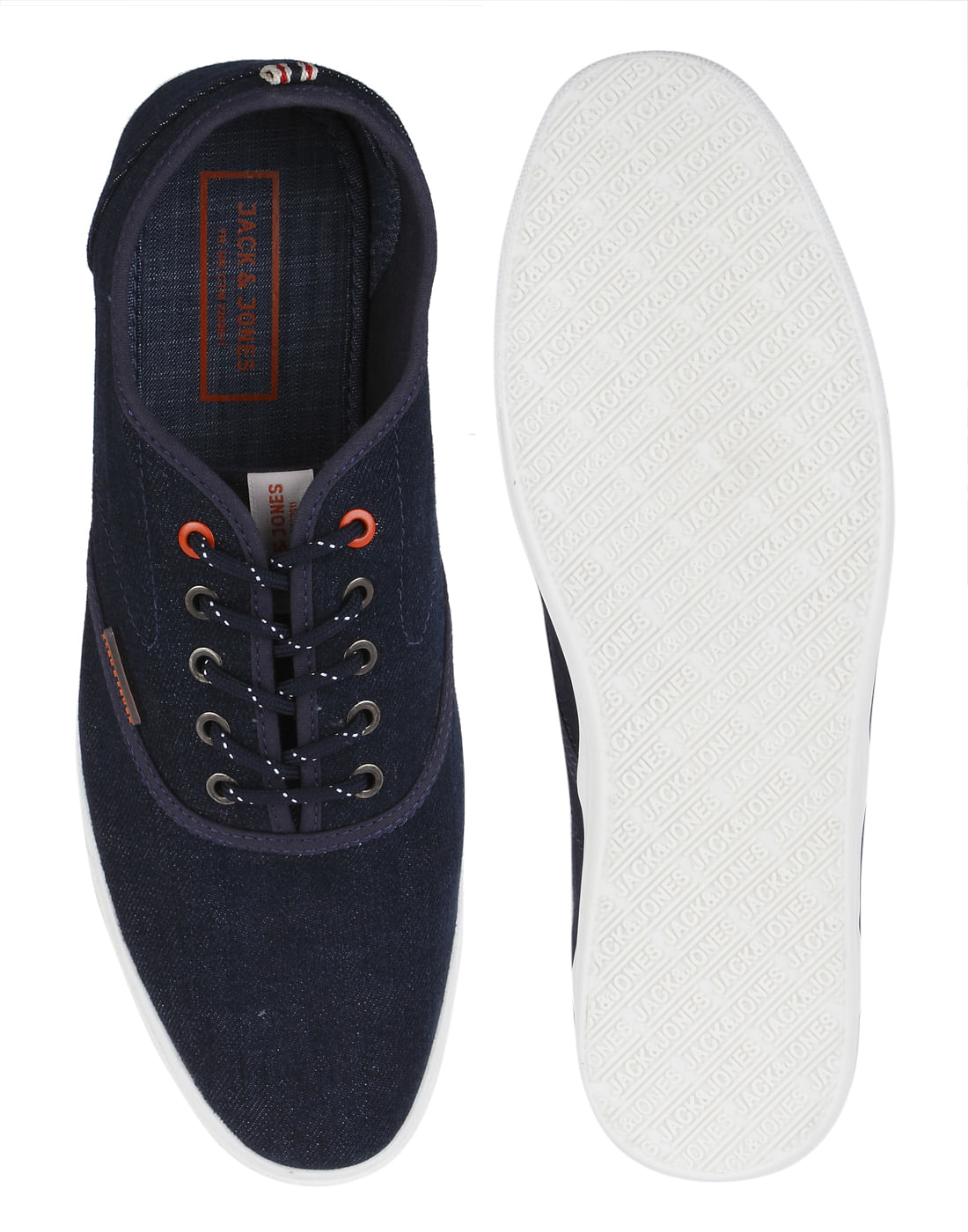 Dark Blue Denim Canvas Sneakers