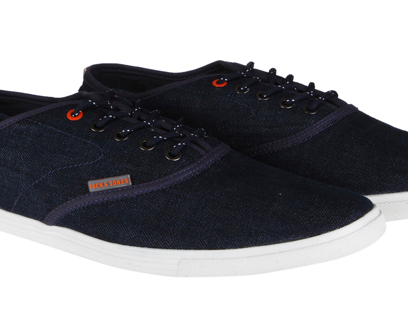 Dark Blue Denim Canvas Sneakers