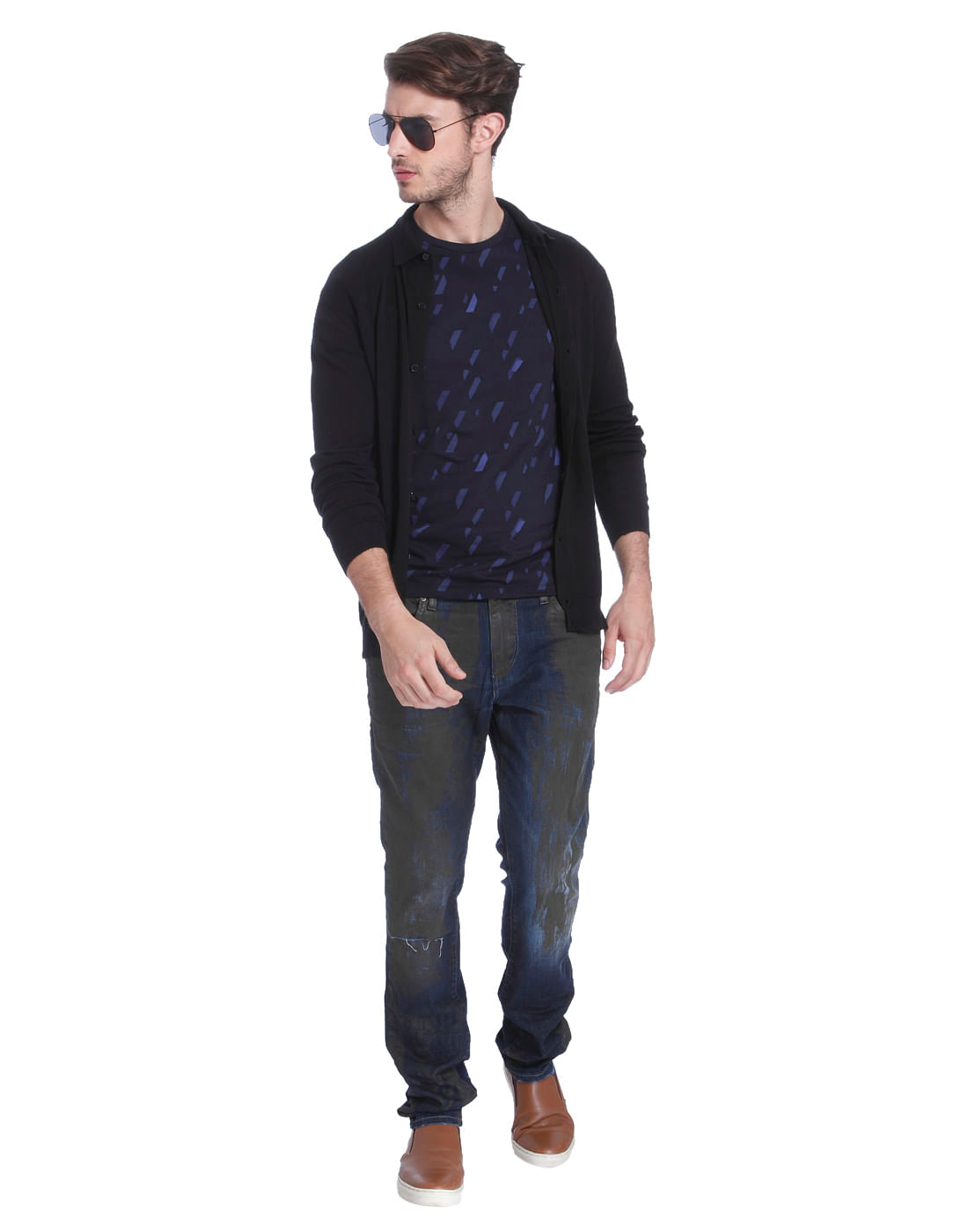 Black Knit Cardigan