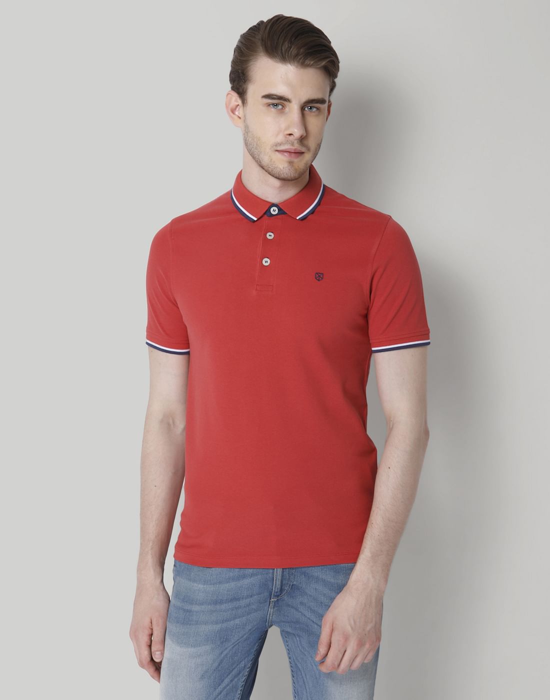 Red Polo T-Shirt - S