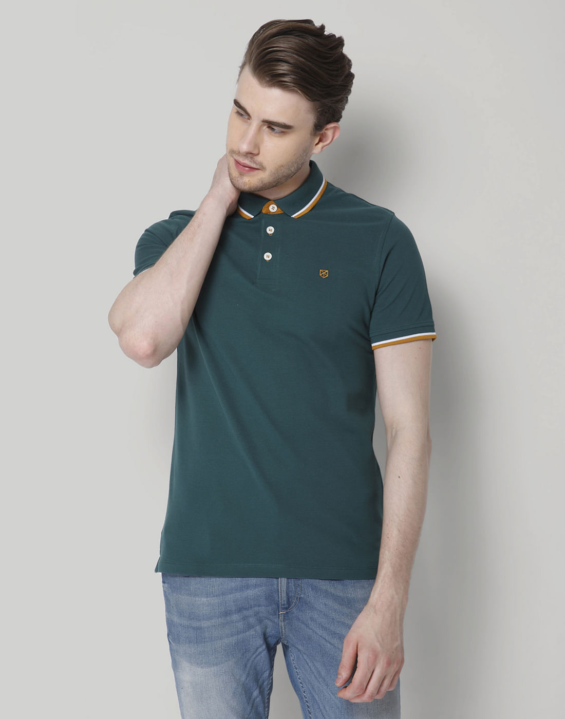 Green Polo T-Shirt - S