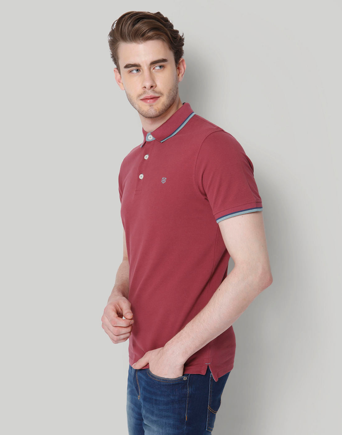 Maroon Polo T-Shirt