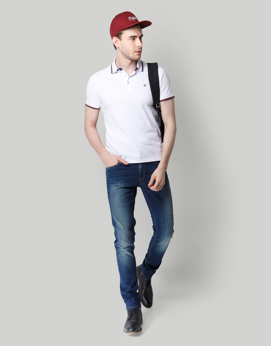 White Polo T-Shirt
