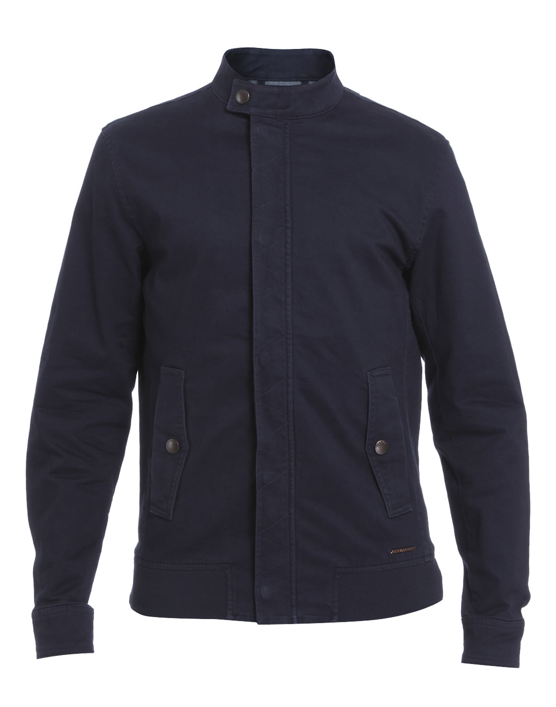 Dark Blue Bomber Jacket