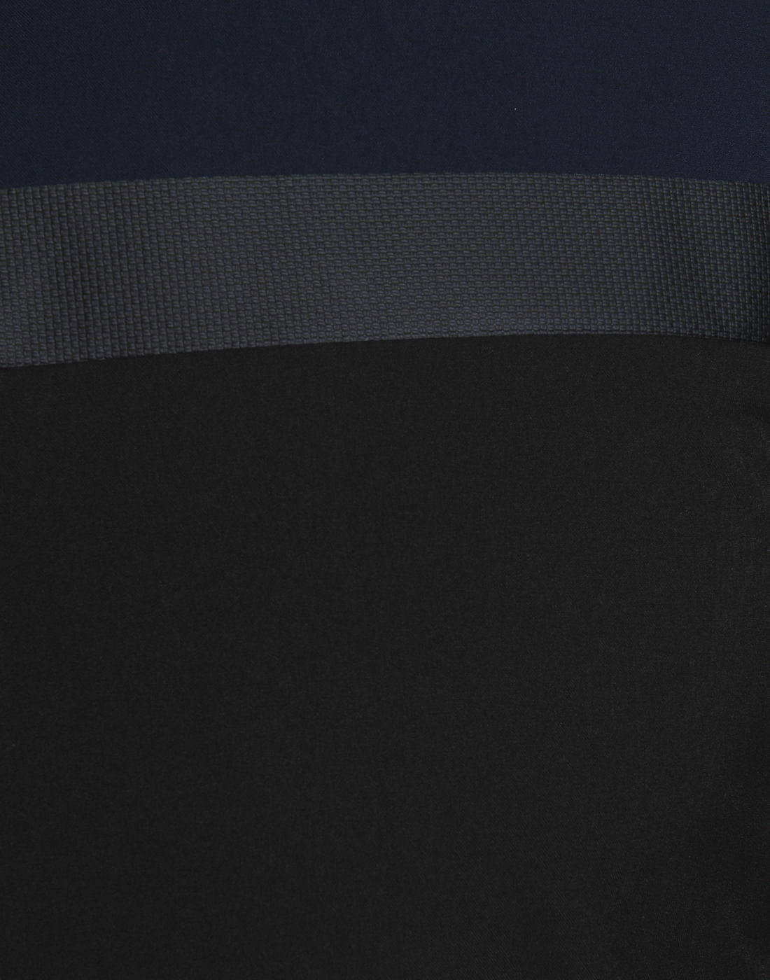 Navy Blue Colour Blocked Slim Fit Shirt