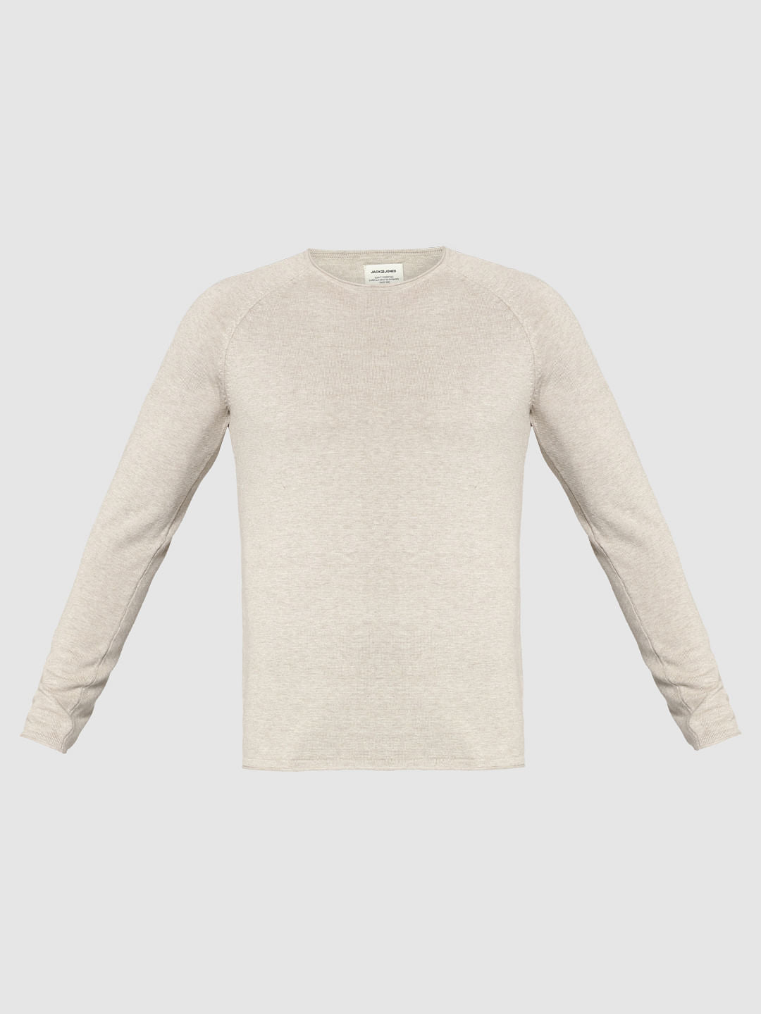 Off White Raglan Sleeves Sweatshirt