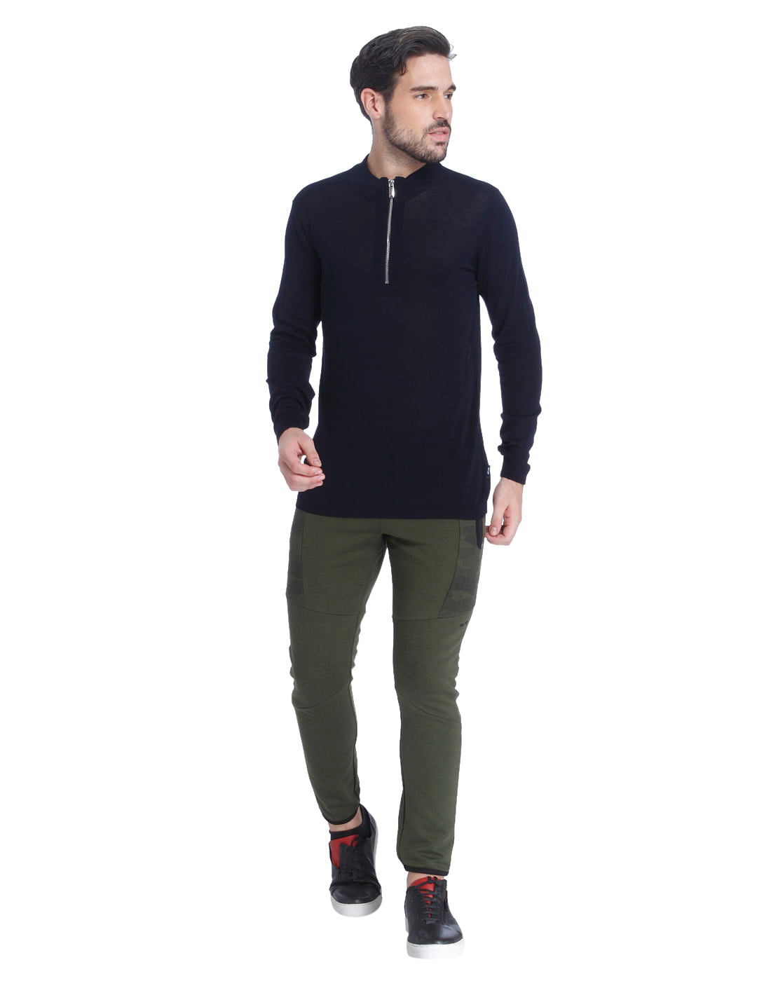 Blue Zip Up Sweatshirt