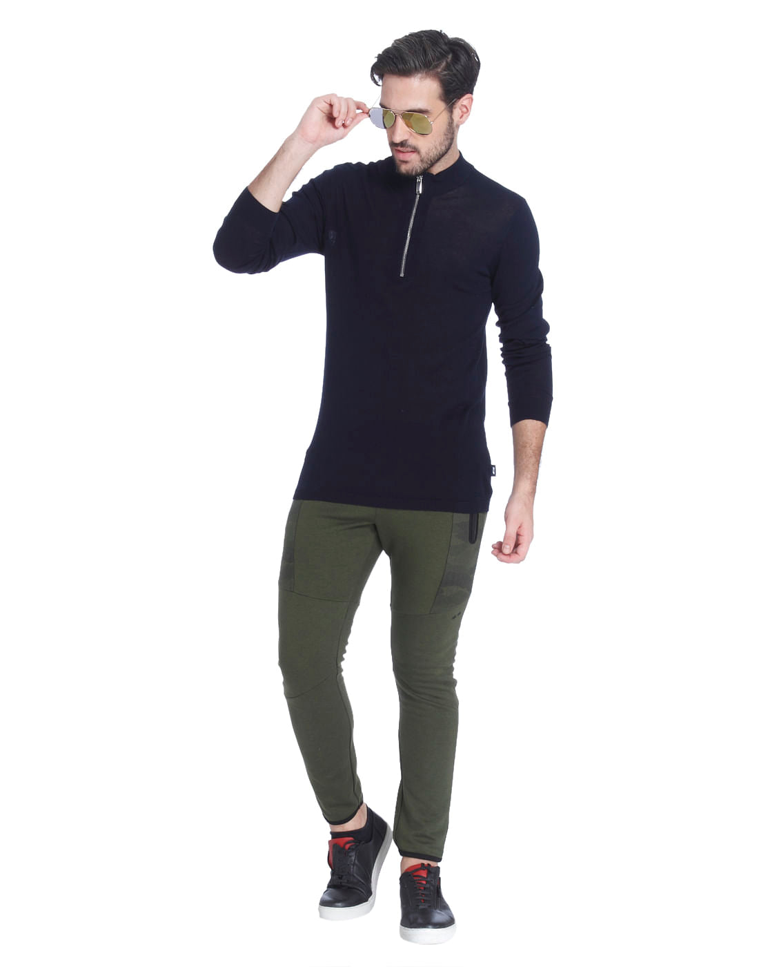 Blue Zip Up Sweatshirt