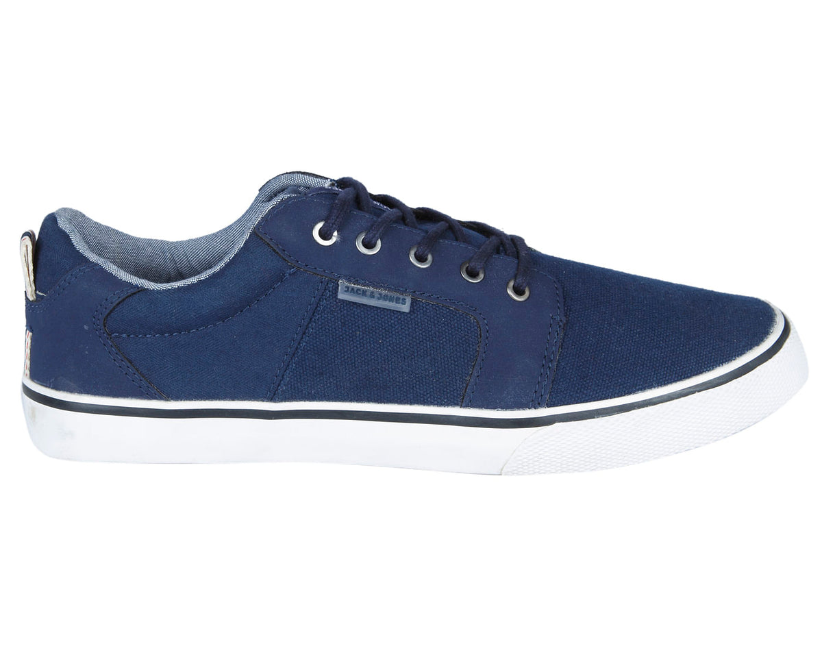 Blue Canvas Sneakers - 6