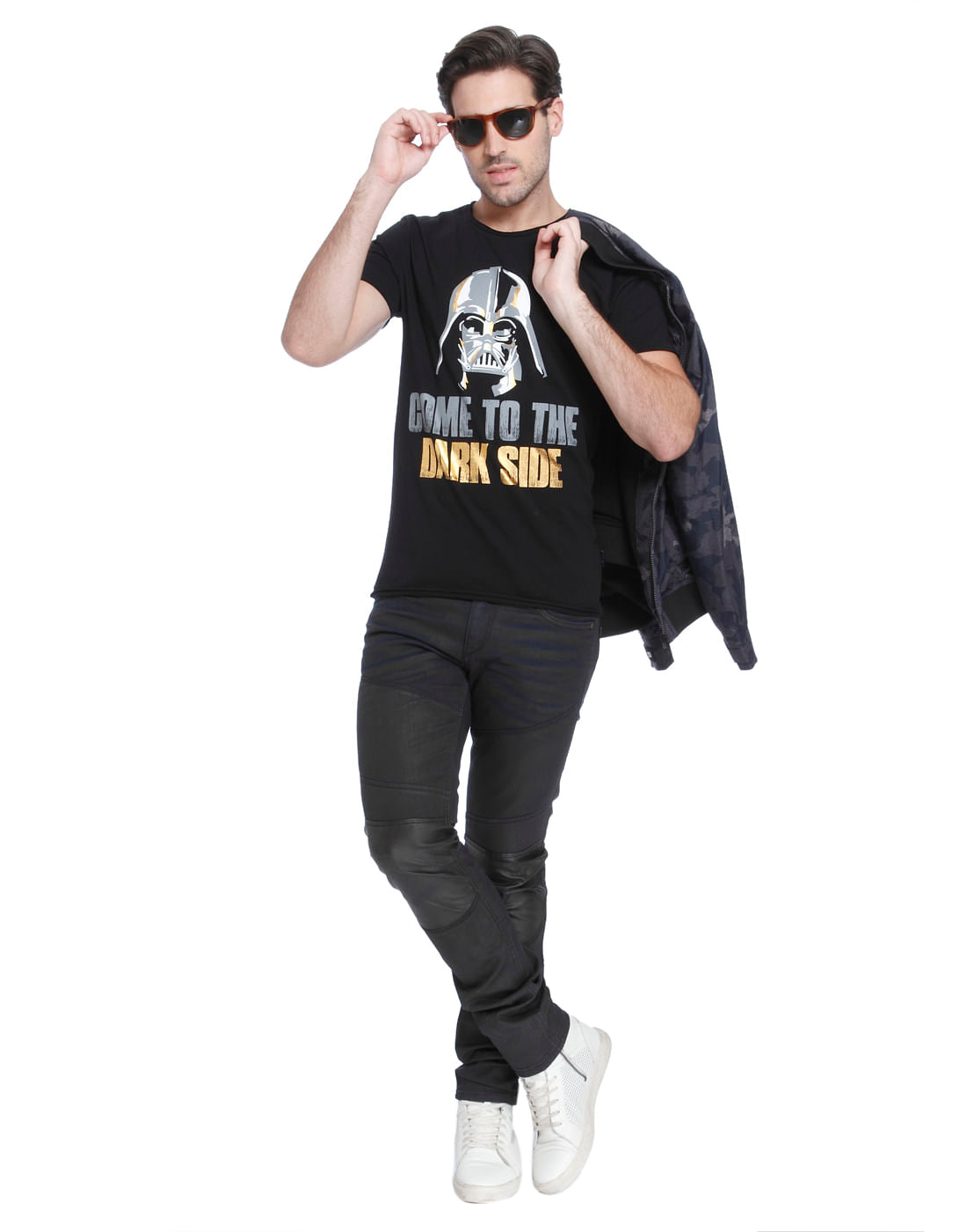 Star Wars Black Slogan Print Crew Neck T-Shirt